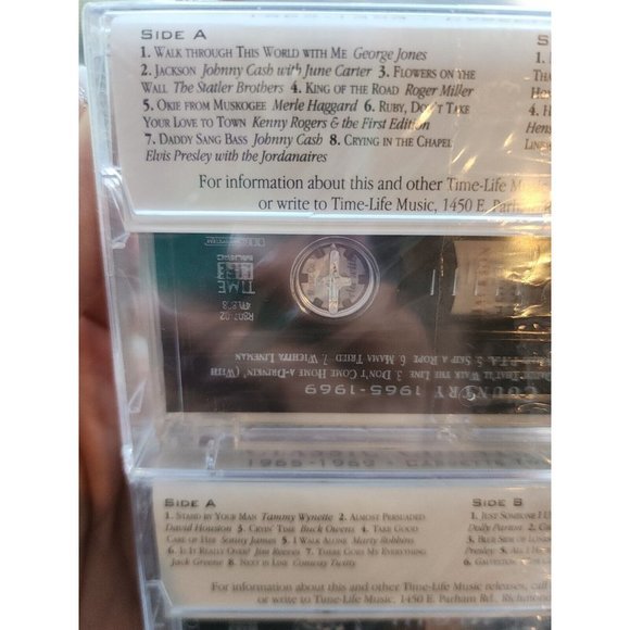 Time Life Classic Country Music 1965-1969, 1970- 1974 Sealed Cassette Tapes (4) - Picture 5 of 13